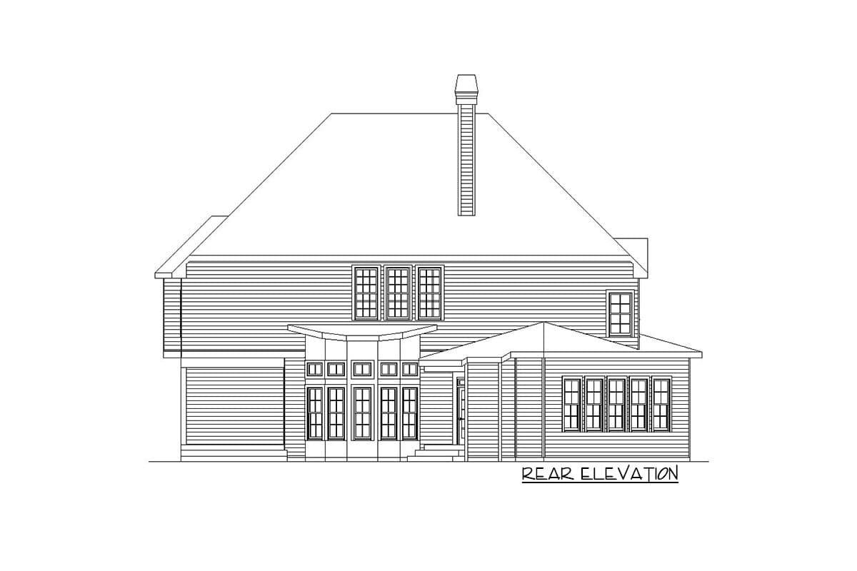 Plan 29845RL: Two Story Traditional With Options - Image #6 - Craftsman, Traditional