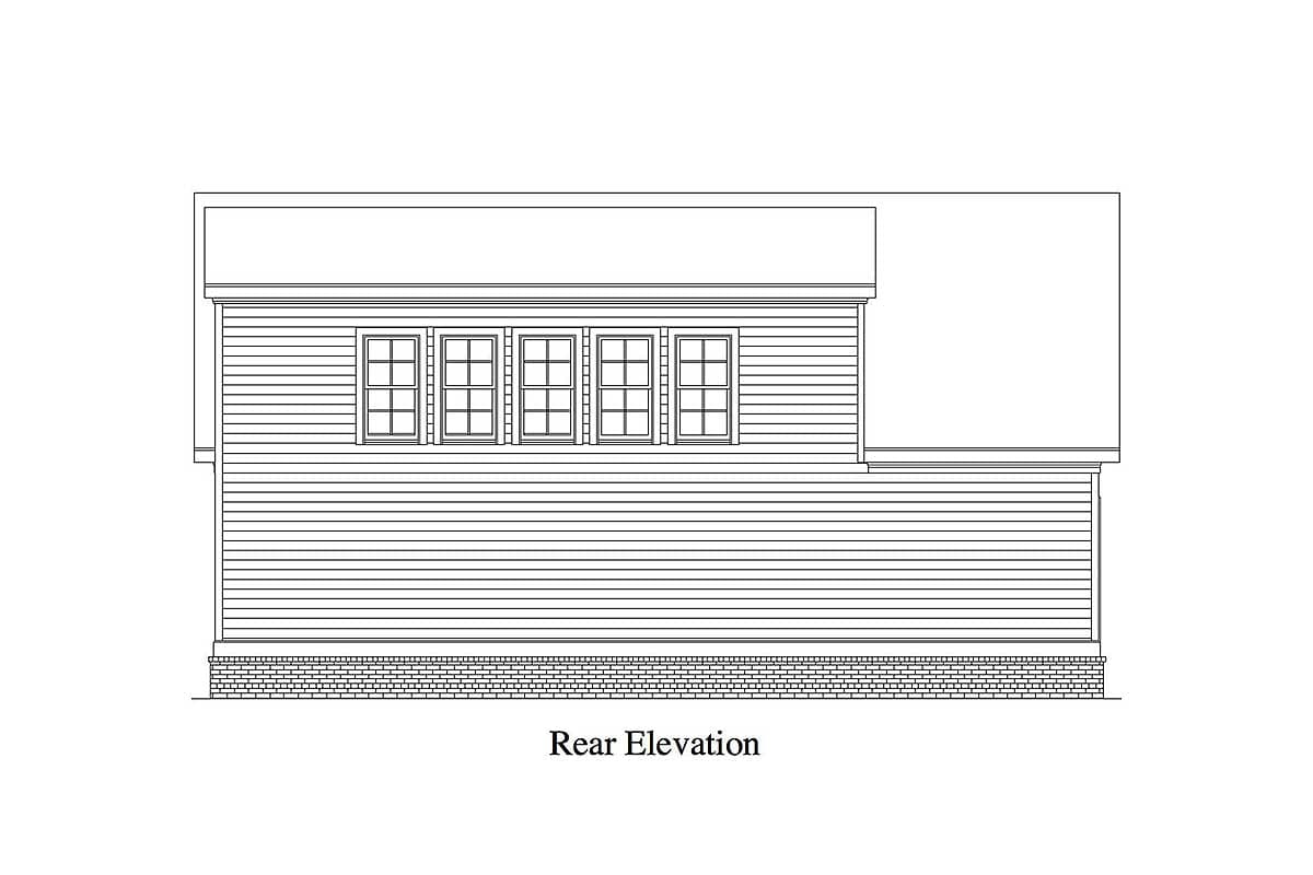 Plan 29859RL: Colonial Style Garage Apartment - Image #6 - Carriage