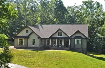 Flexible Rustic Craftsman Home Plan with Optional Finished Lower Level