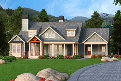 Craftsman Retreat With Detached Garage