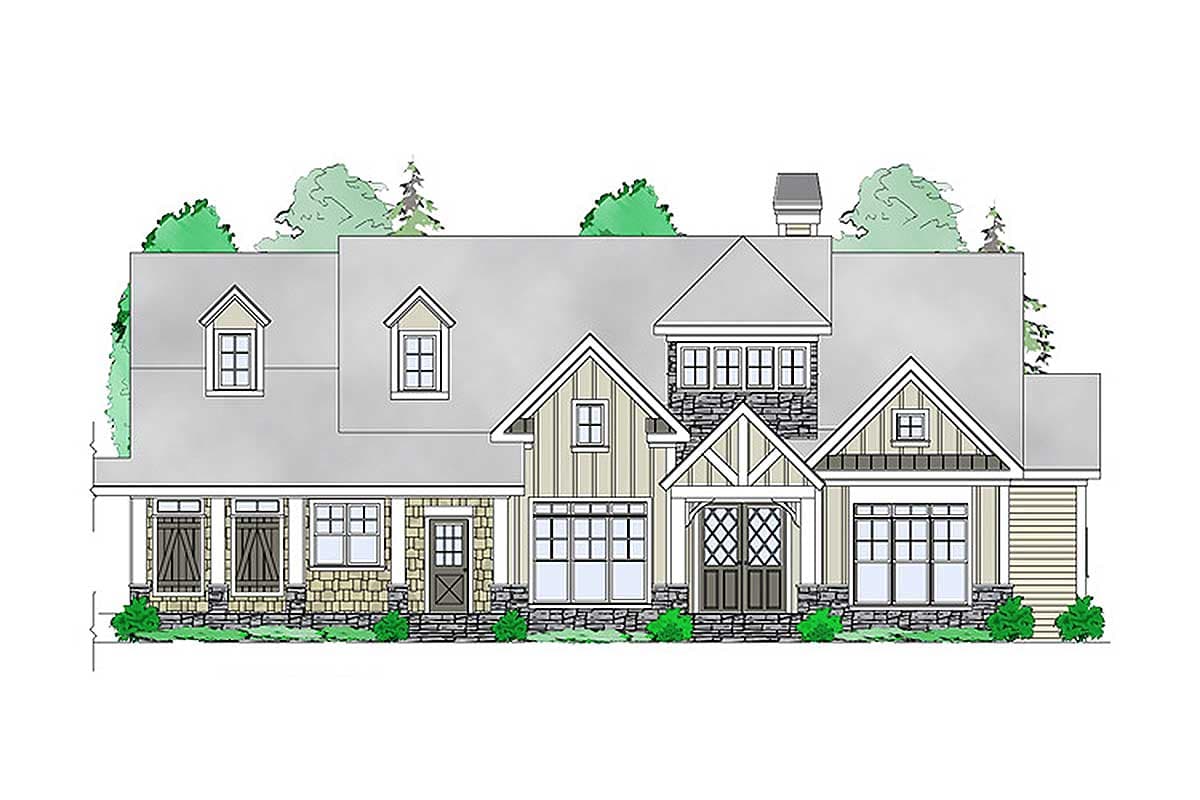 Plan 29877RL: Flexible Mountain Craftsman House Plan - Image #14 - Craftsman, Rustic, Transitional