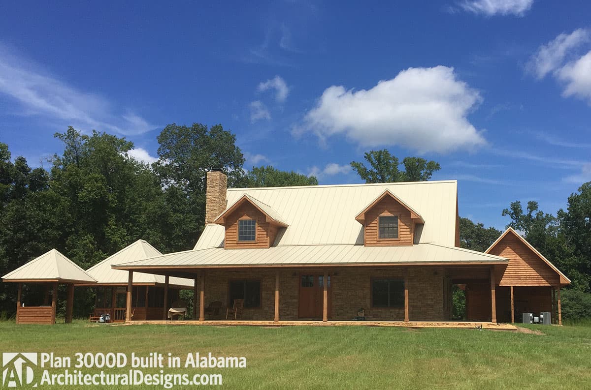 build gallery item - House Plan 3000D comes to life in Alabama!