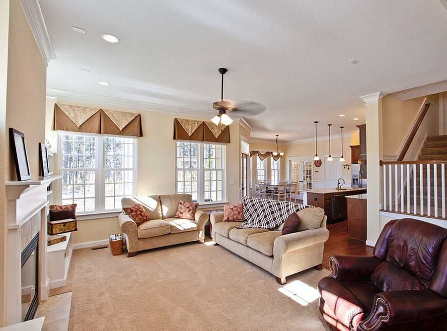 Plan 30017RT: 3-Bed Country Craftsman with Flex Room - 2996 Sq Ft - Image #7 - Country, Craftsman