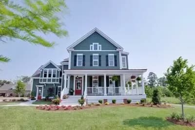 4-Bed Traditional Farmhouse Plan with Wrap-Around Porch - 3463 Sq Ft
