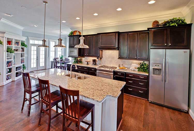 Plan 30019RT: 3-Bed Country Farmhouse Plan with Bonus Room - 3015 Sq Ft - Image #8 - Cottage, Country, Farmhouse