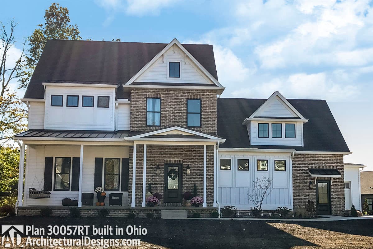 build gallery item - House Plan 30057RT comes to life in Ohio!