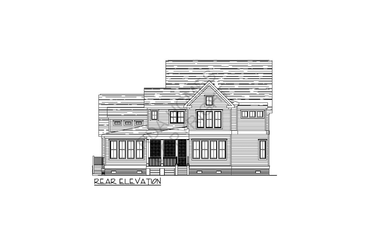 Plan 30057RT: 3-Bed Traditional Country House Plan with Flex Room - 3340 Sq Ft - Image #19 - Country, Farmhouse, Traditional