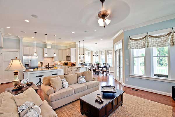 Plan 30068RT: 3-Bed New American House Plan with Bonus Room - 2789 Sq Ft - Image #5 - Country, New American, Traditional