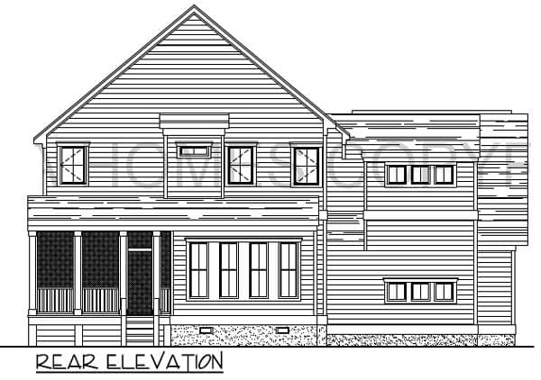 Plan 30068RT: 3-Bed New American House Plan with Bonus Room - 2789 Sq Ft - Image #10 - Country, New American, Traditional