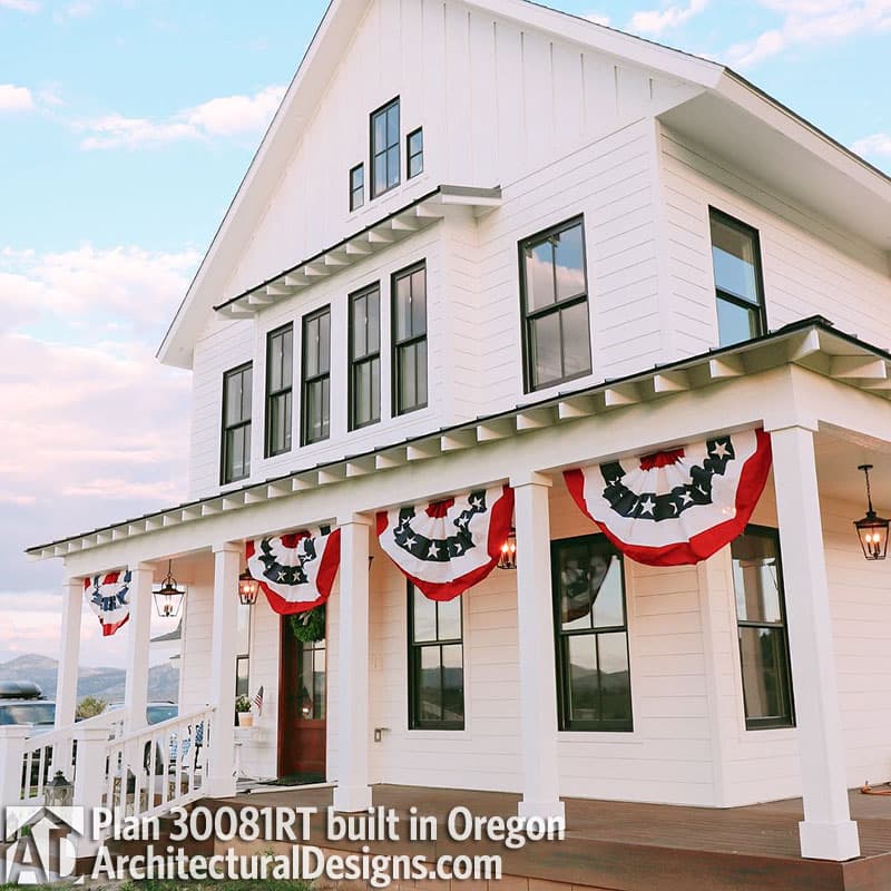 build gallery item - House Plan 30081RT comes to life in Oregon