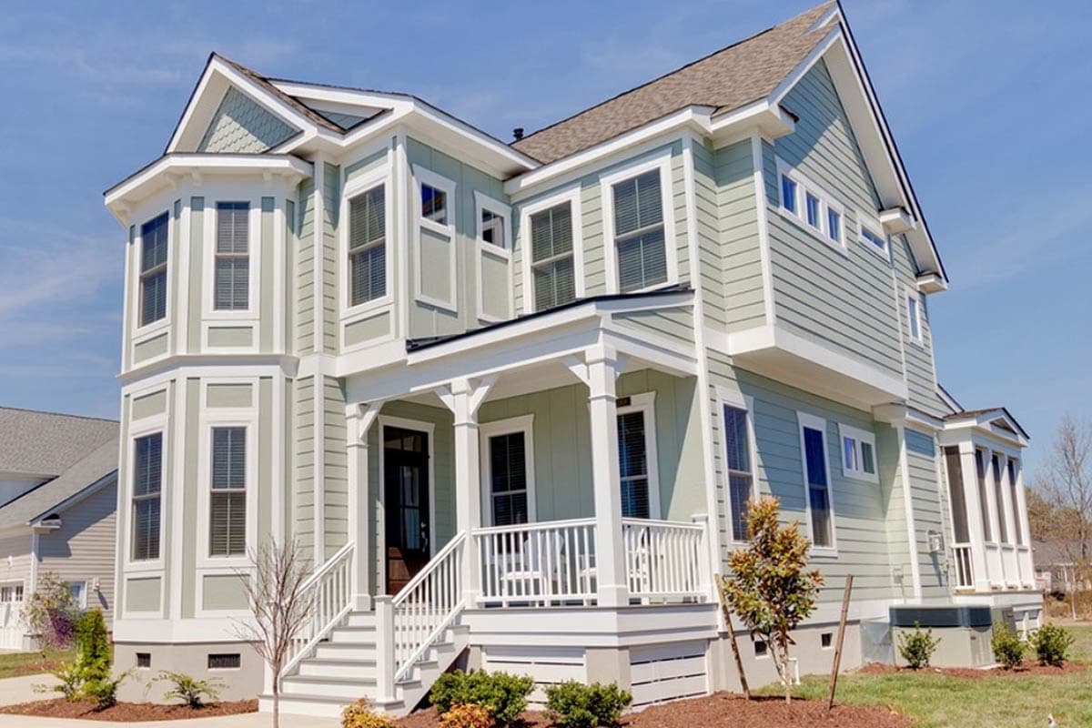 Plan 30084RT: 4-Bed Victorian Style House Plan with Bedroom Suite Behind 2-Car Garage - 2935 Sq Ft - Image #4 - Country, Traditional, Victorian