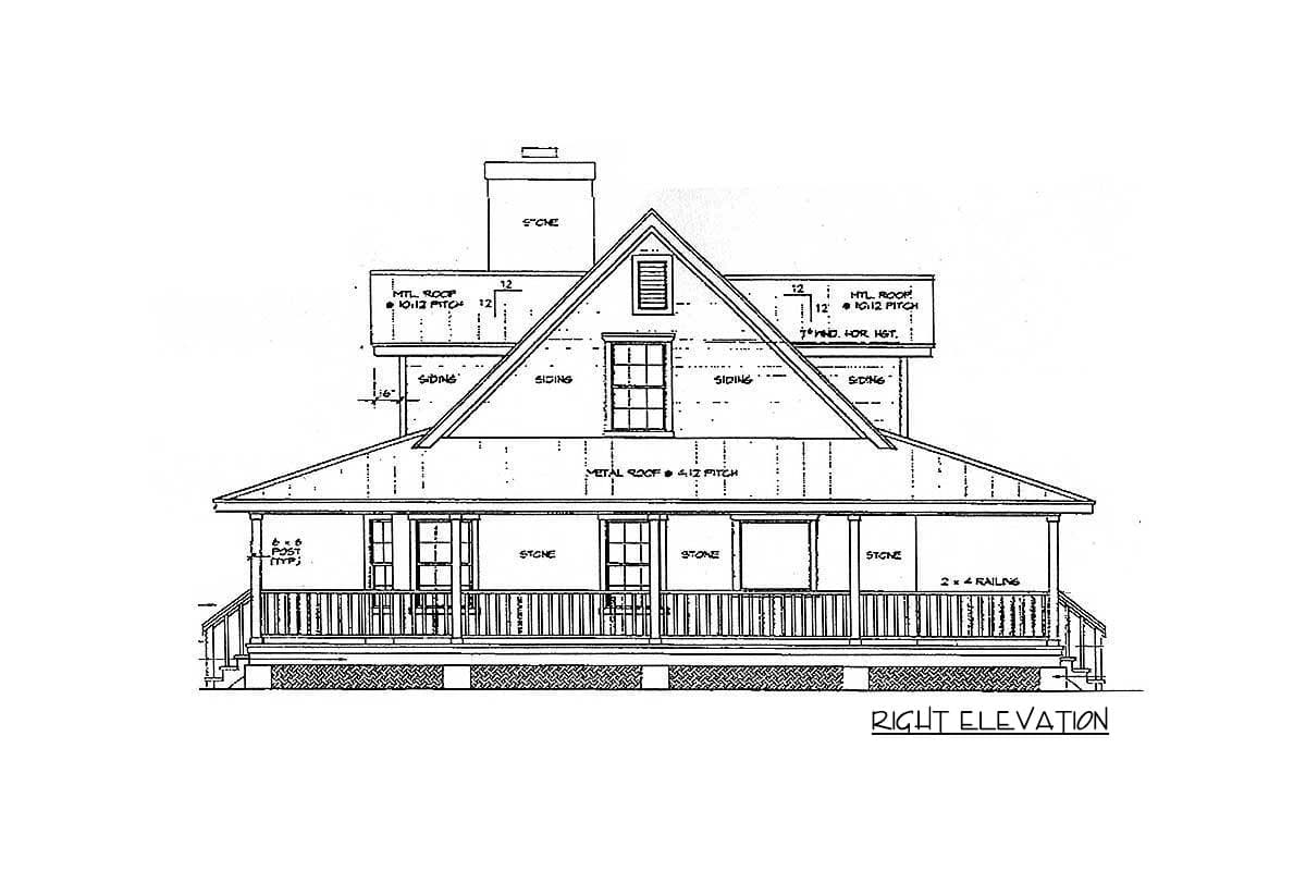 Plan 3027D: Wonderful Wrap-Around Porch - Image #6 - Cottage, Country, Farmhouse, Hill Country