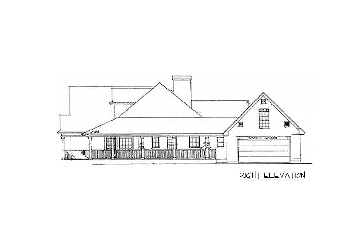 Plan 3048D: Sitting Pretty On a Porch - Image #8 - Country, Southern