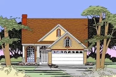 Compact Home on a Narrow Lot