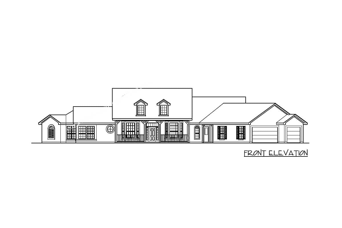 Plan 3067D: Flexible House Plan with In-Law Suite - Image #6 - Country, Hill Country, Ranch