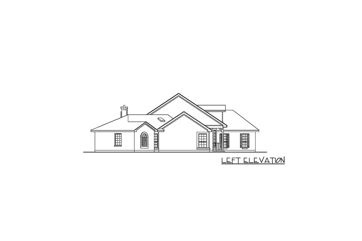 Plan 3067D: Flexible House Plan with In-Law Suite - Image #7 - Country, Hill Country, Ranch