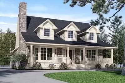 Refined Country Home Plan