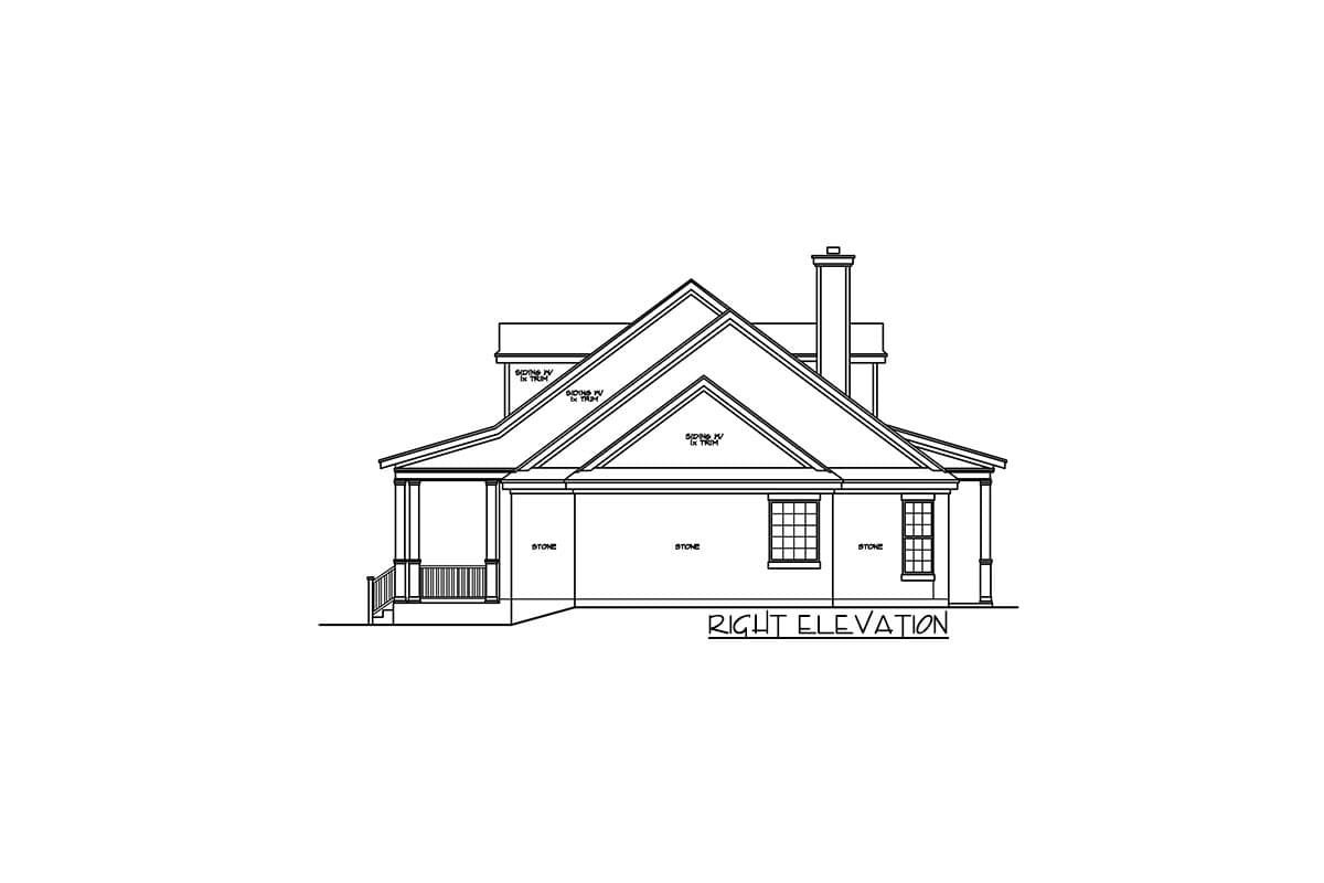 Plan 3090D: Hill Country Home Plan with Options - Image #6 - Country, Hill Country, Traditional