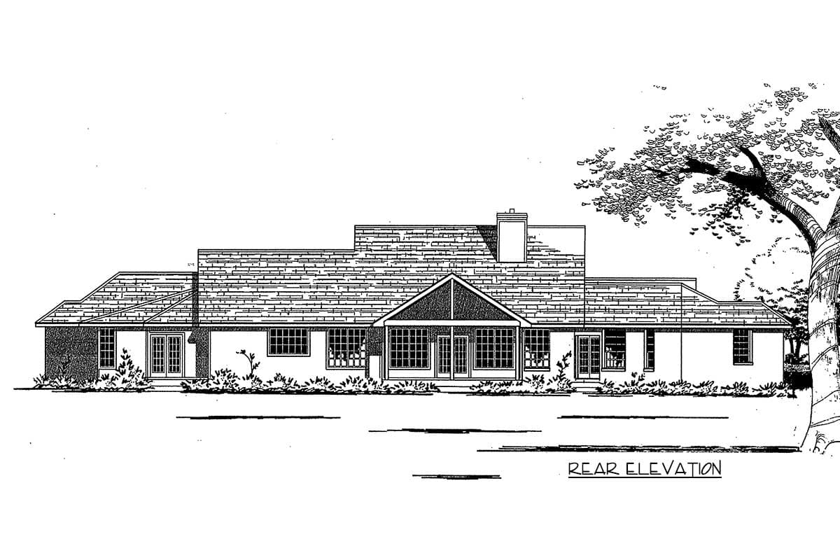 Plan 31022D: Hill Country with Dual Suites - 3066 Sq Ft - Image #7 - Country, Hill Country