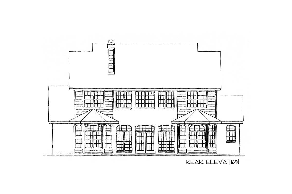 Plan 31045D: Southern-Style House Plan with Closed Floor Plan and 2-Story Great Room - 3204 Sq Ft - Image #6 - Country, New American, Southern, Southern Traditional
