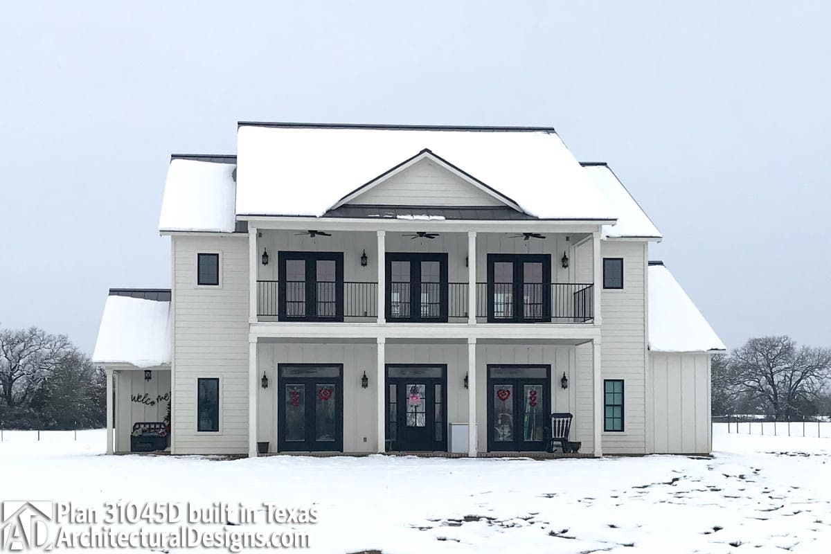 build gallery item - House Plan 31045D comes to life in Texas