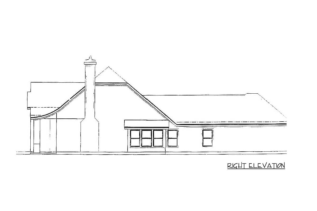 Plan 31051D: European Cottage with Clustered 3-Bed Layout - Image #6 - Cottage, Country, European, French Country, Rustic