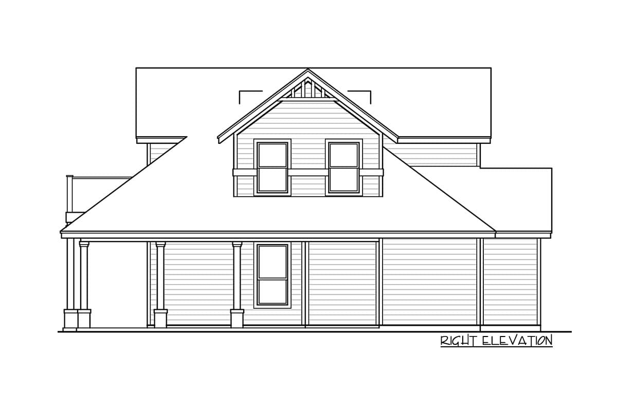 Plan 31118D: Loft with Balcony - Image #6 - Cottage, Country