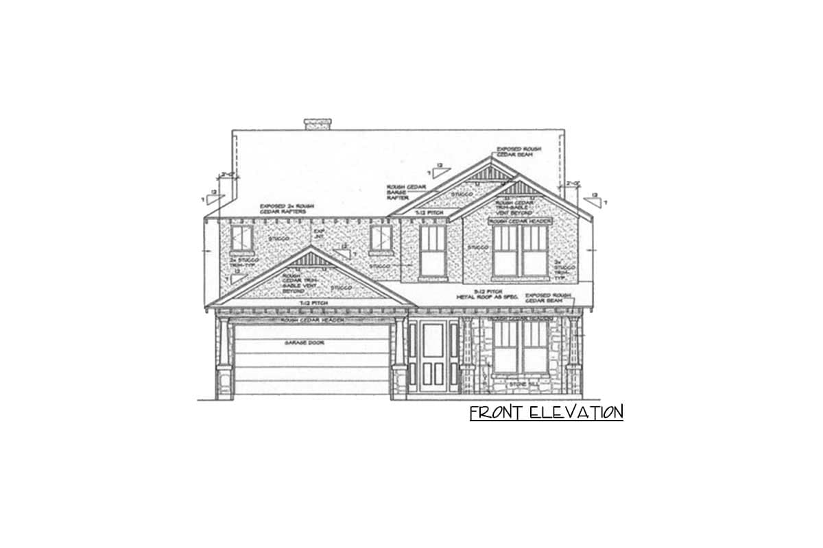 Plan 31137D: Rustic Craftsman Cottage - Image #8 - Cottage, Craftsman, Hill Country, Rustic, Vacation