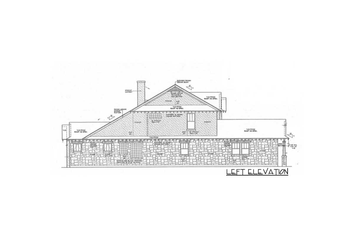 Plan 31137D: Rustic Craftsman Cottage - Image #9 - Cottage, Craftsman, Hill Country, Rustic, Vacation