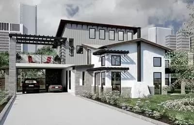 Unique Contemporary Home Plan