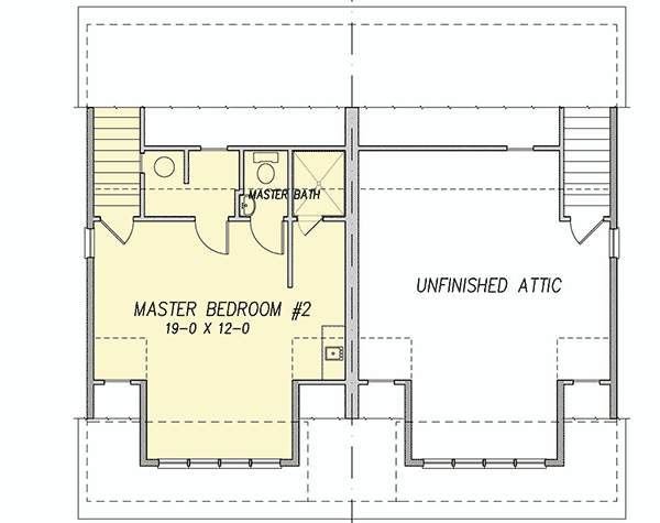 Plan 31505GF: Coastal Duplex House Plan - Floor Plan - 3rd Floor - Beach