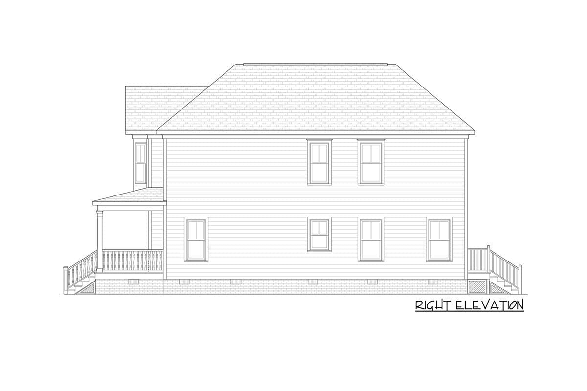 Plan 31522GF: Narrow Lot Townhome - Image #6 - Traditional