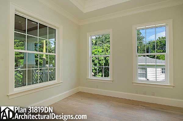 Plan 31819DN: 4 Bed Master Down Dream Home Plan - Image #11 - European, Florida-Style, New American, Southern