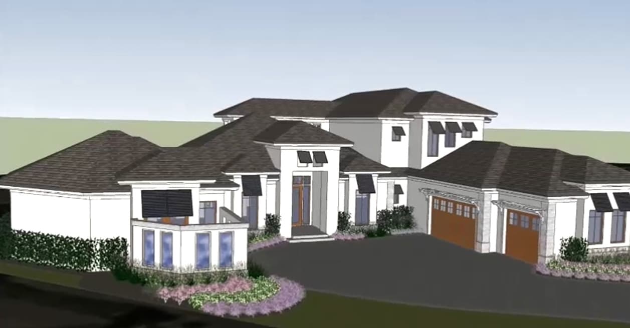 Plan 31820DN: Covered Lanai Down and Balconies Up - Image #17 - European, Florida-Style, Mediterranean, Southern