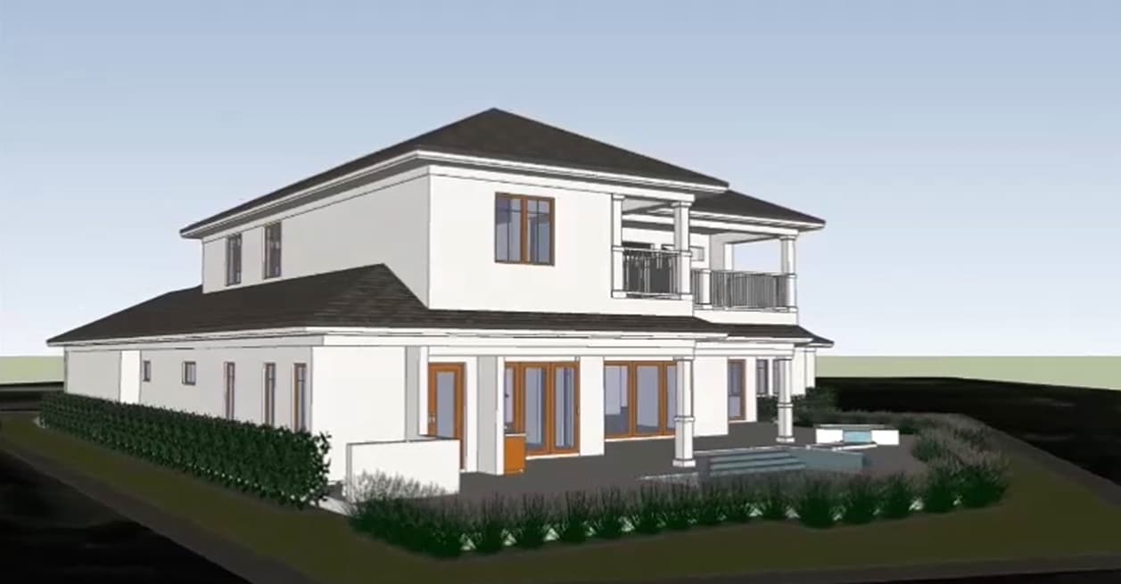 Plan 31820DN: Covered Lanai Down and Balconies Up - Image #21 - European, Florida-Style, Mediterranean, Southern