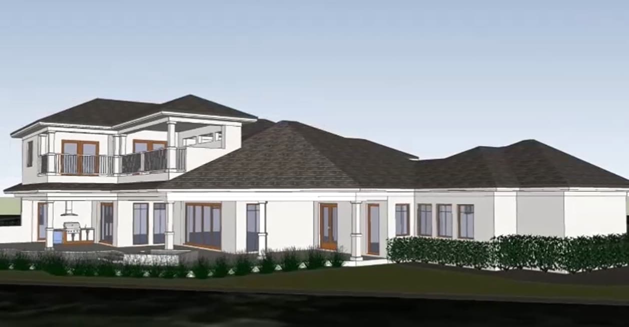 Plan 31820DN: Covered Lanai Down and Balconies Up - Image #23 - European, Florida-Style, Mediterranean, Southern