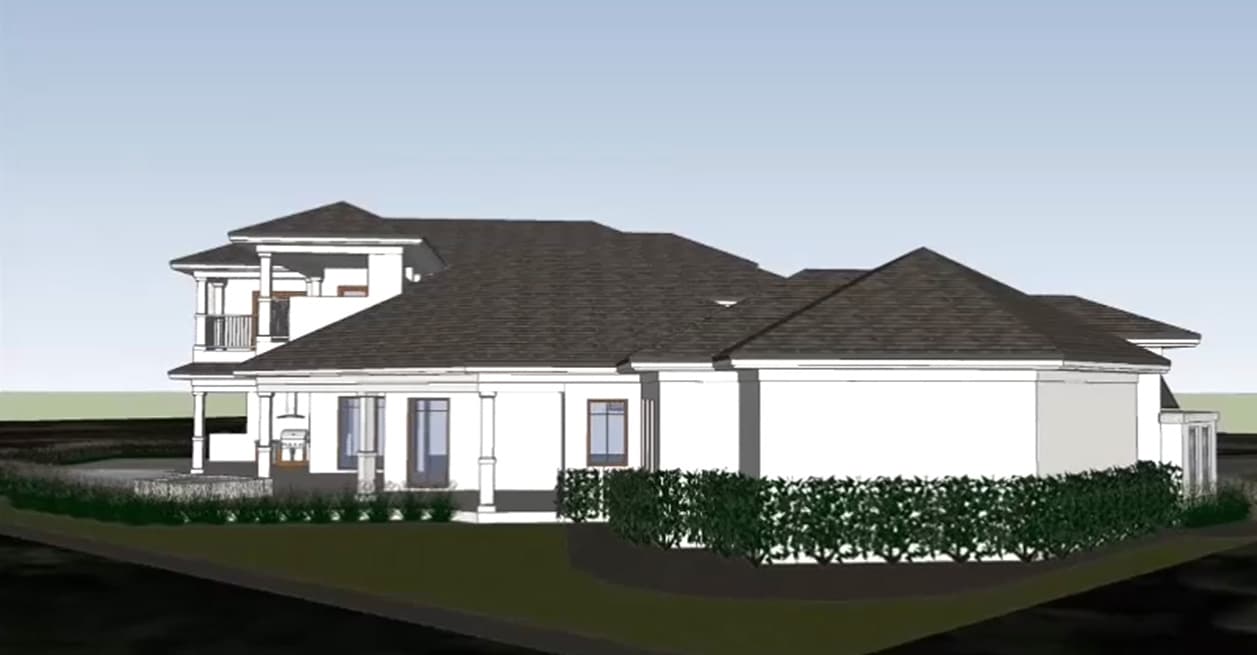Plan 31820DN: Covered Lanai Down and Balconies Up - Image #24 - European, Florida-Style, Mediterranean, Southern