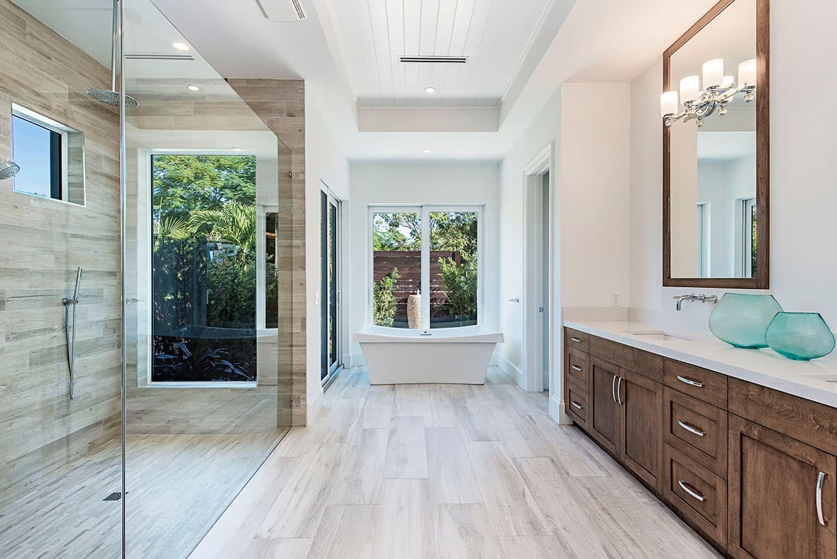 Plan 31820DN: Covered Lanai Down and Balconies Up - Image #8 - European, Florida-Style, Mediterranean, Southern