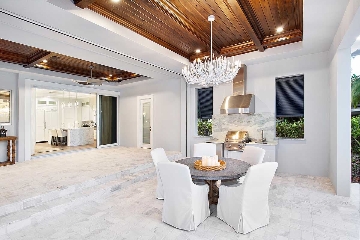 Plan 31822DN: Luxury House Plan with Four Second Floor Balconies - 6001 Sq Ft - Image #6 - Contemporary, Florida-Style, Southern