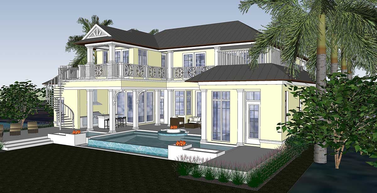 Plan 31824DN: Stunning and Spacious Beach House Plan - Image #8 - Coastal, European, Florida-Style, Southern, Transitional