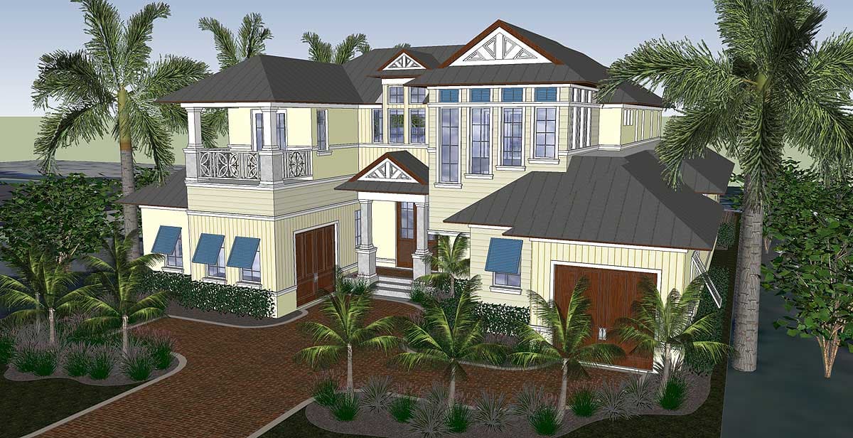 Plan 31824DN: Stunning and Spacious Beach House Plan - Image #11 - Coastal, European, Florida-Style, Southern, Transitional