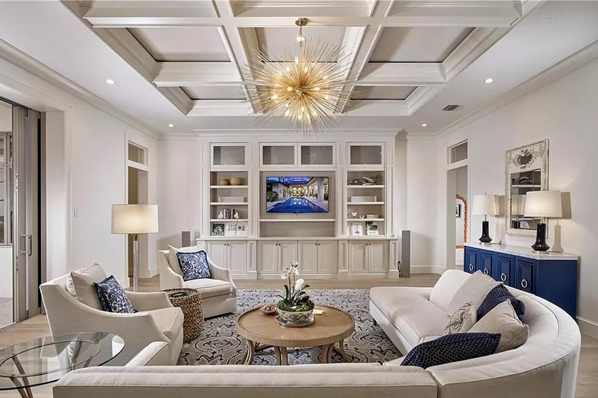 Plan 31833DN: One-Story Florida House Plan with Outdoor Space - 4467 Sq Ft - Image #4 - Florida-Style, Southern, Transitional