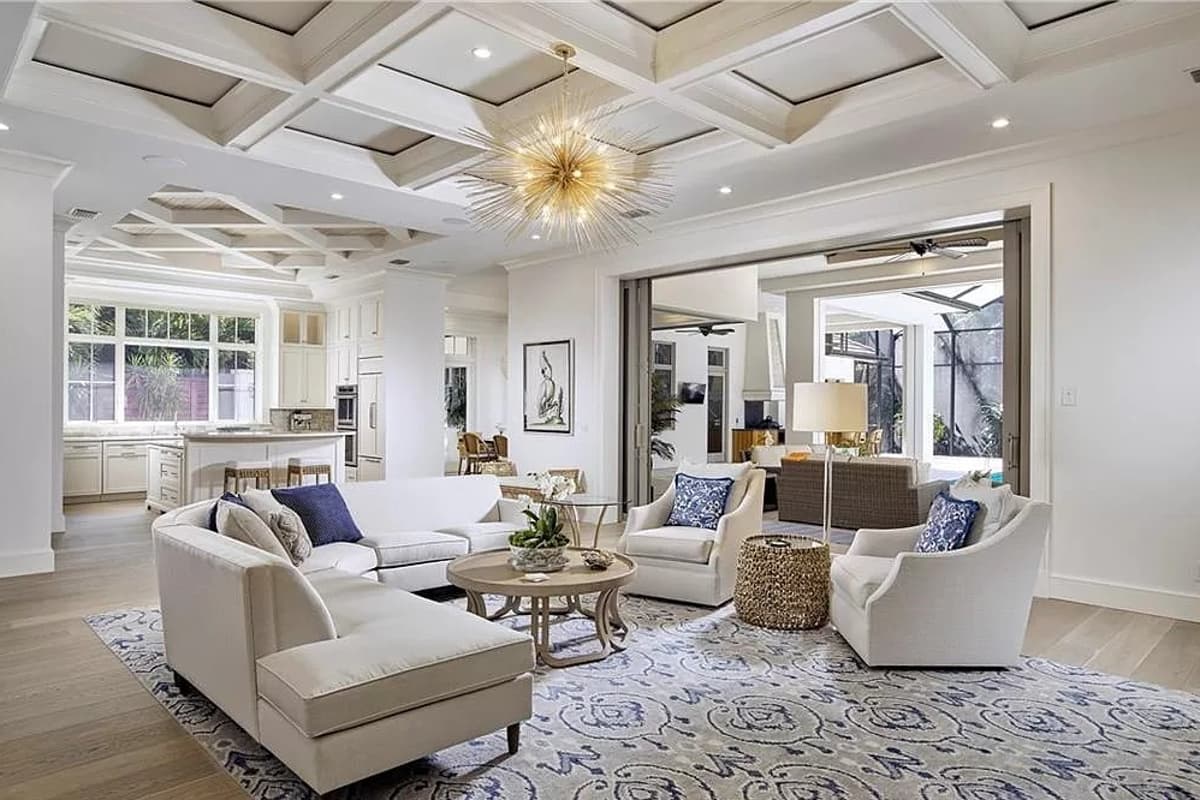 Plan 31833DN: One-Story Florida House Plan with Outdoor Space - 4467 Sq Ft - Image #6 - Florida-Style, Southern, Transitional