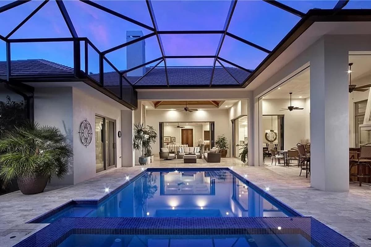 Plan 31833DN: One-Story Florida House Plan with Outdoor Space - 4467 Sq Ft - Image #15 - Florida-Style, Southern, Transitional