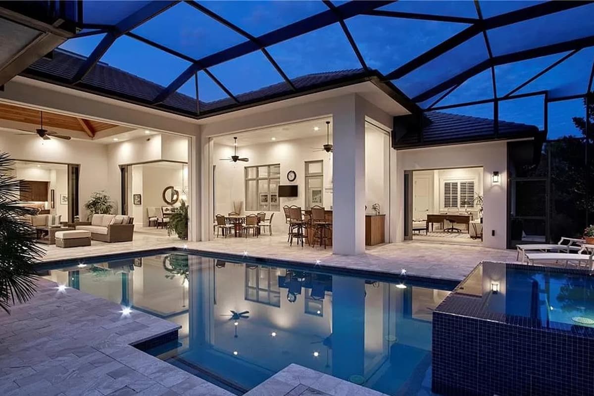 Plan 31833DN: One-Story Florida House Plan with Outdoor Space - 4467 Sq Ft - Image #16 - Florida-Style, Southern, Transitional