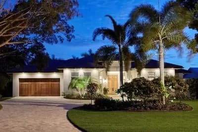 One-Story Florida House Plan with Outdoor Space - 4467 Sq Ft