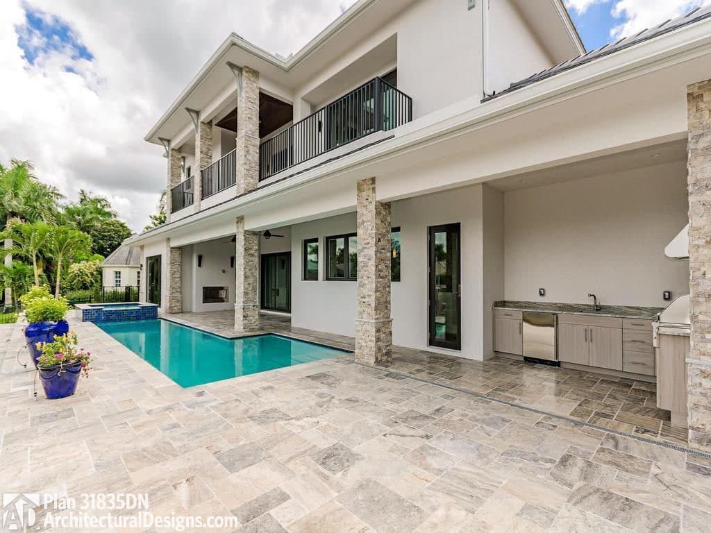 Plan 31835DN: Bold Florida House Plan With Video - Image #12 - Contemporary, Florida-Style