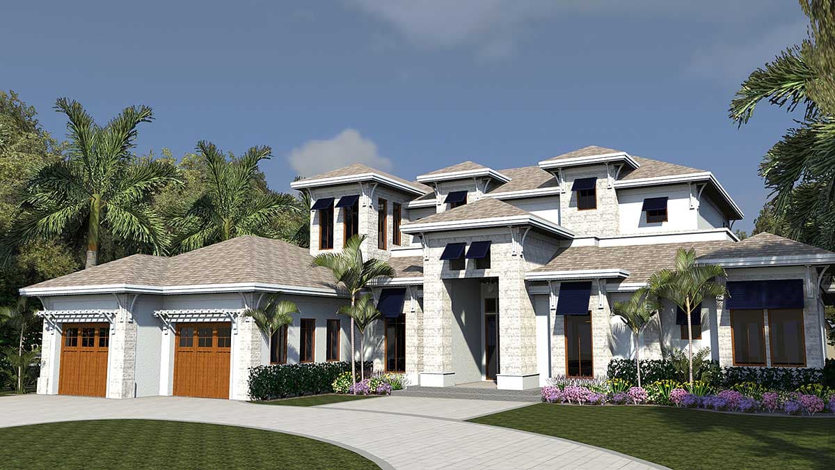 Plan 31835DN: Bold Florida House Plan With Video - Image #16 - Contemporary, Florida-Style