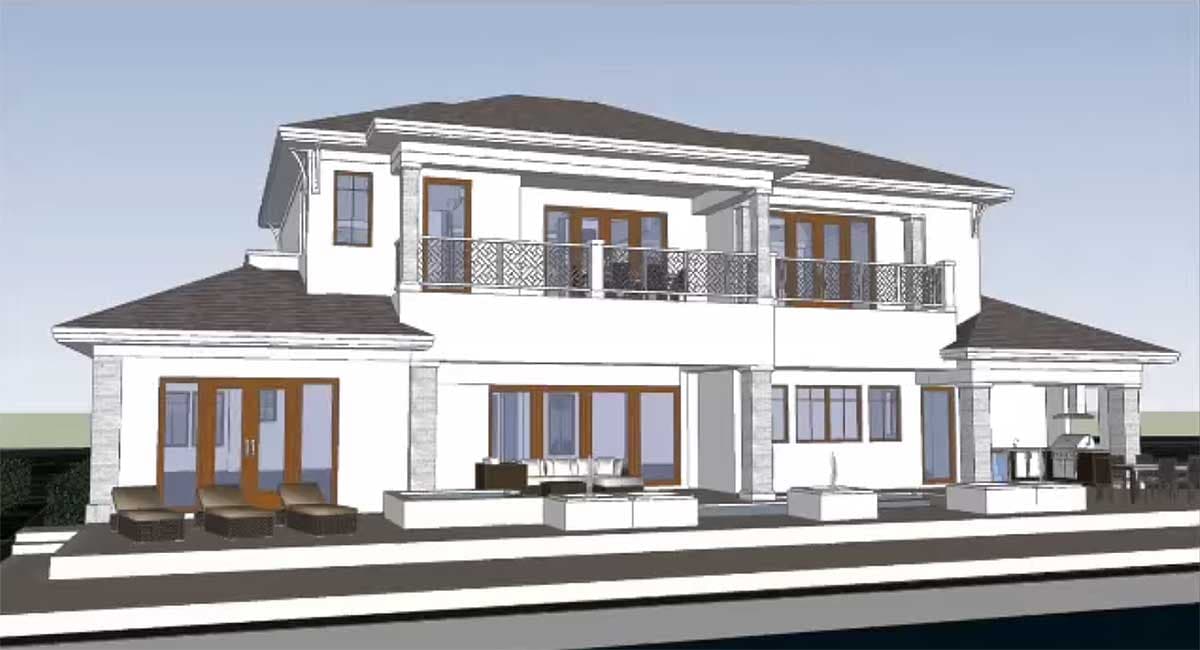 Plan 31835DN: Bold Florida House Plan With Video - Image #17 - Contemporary, Florida-Style