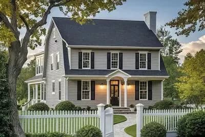 Colonial Home for Narrow Lot